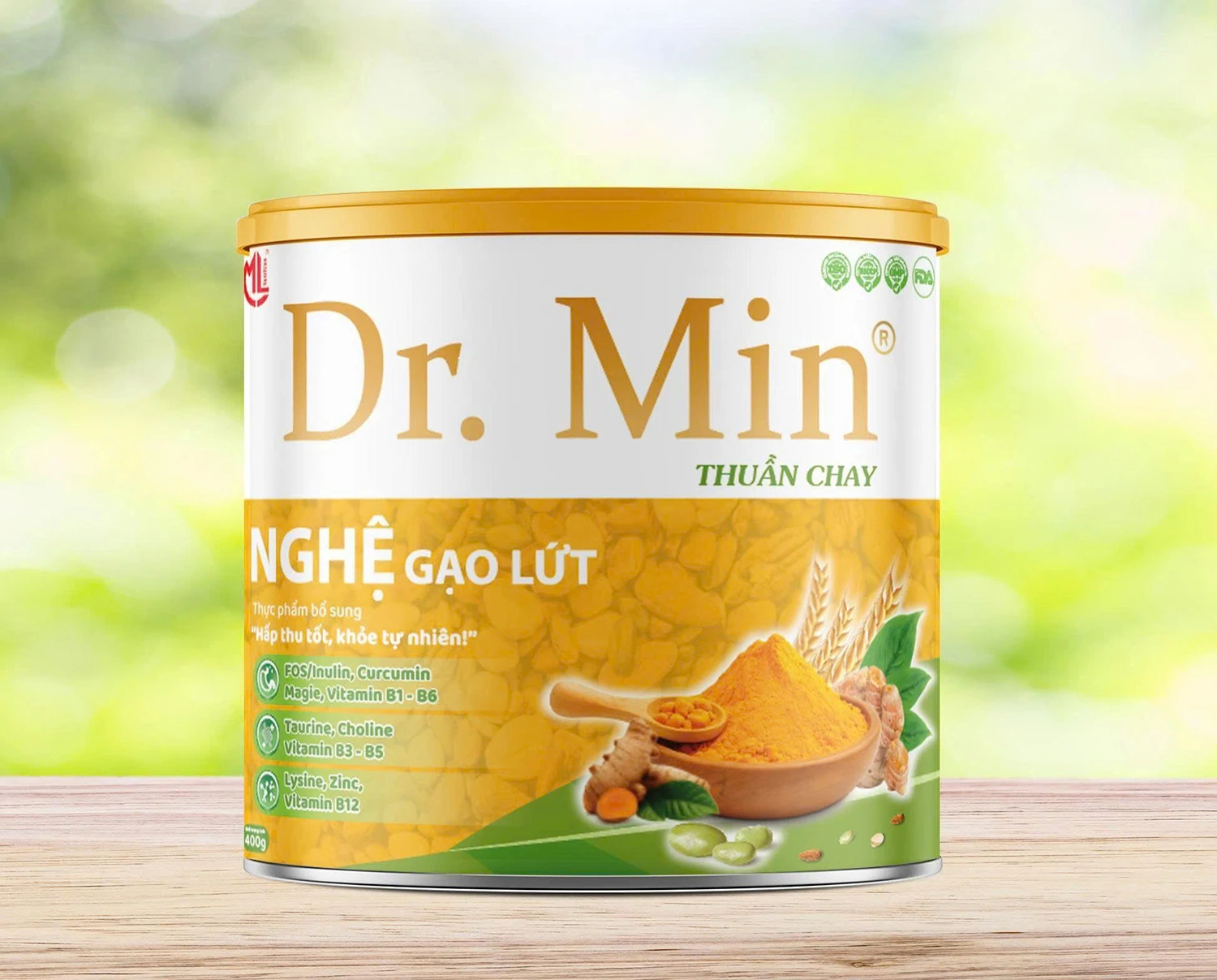 Sữa nghệ gạo lứt Dr.Min